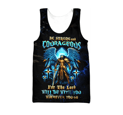 Premium U.S - Be strong and courageous - All Over Prints Hawaiian