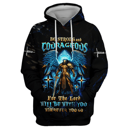 Premium U.S - Be strong and courageous - All Over Prints Hawaiian