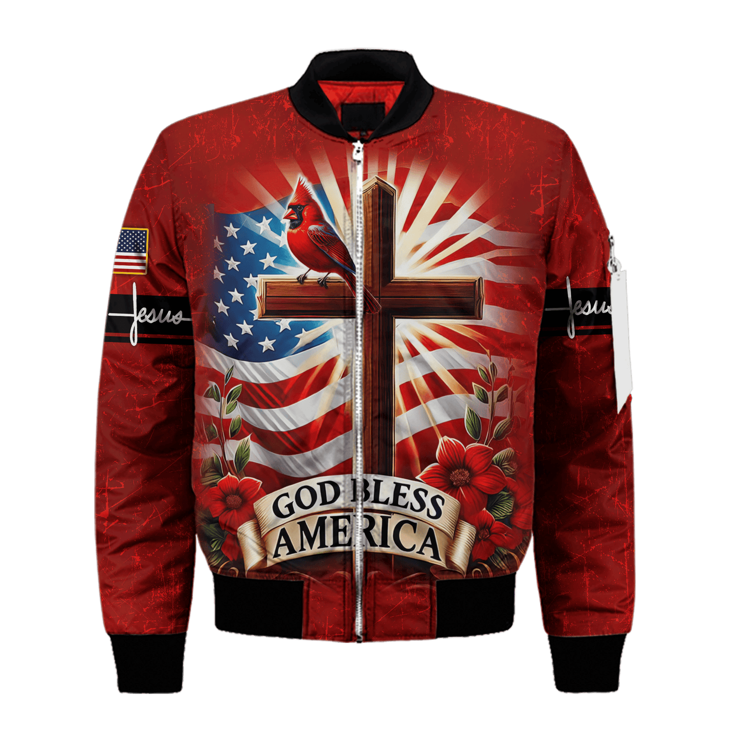 Premium U.S - God Bless America - All Over Prints Hawaiian