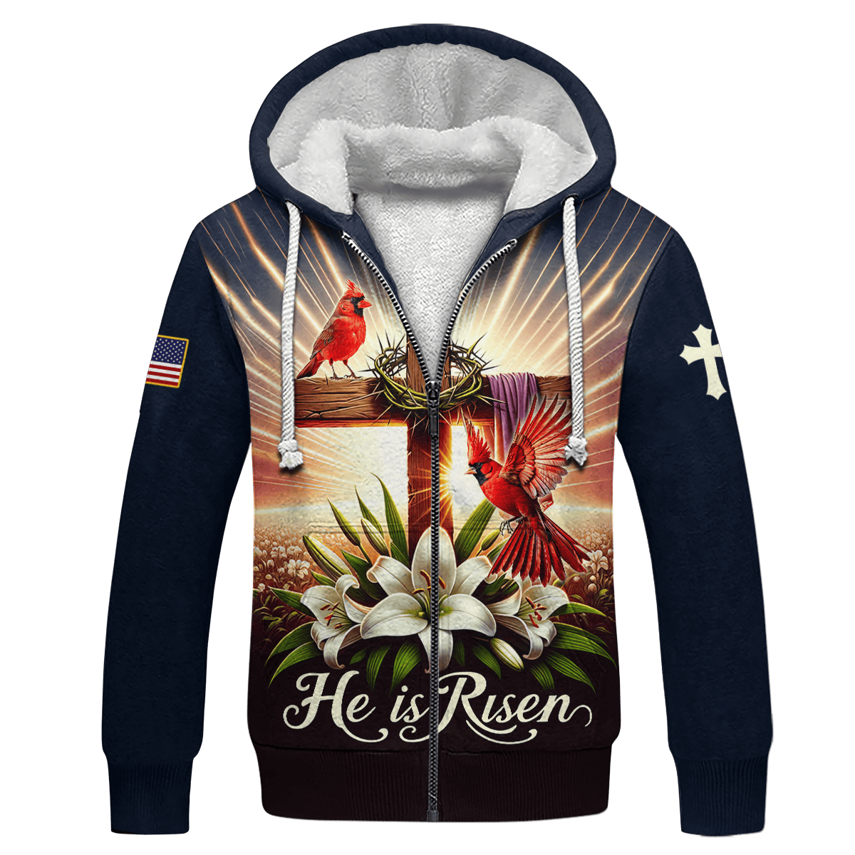 Premium U.S - He is risen - All Over Prints Hawaiian