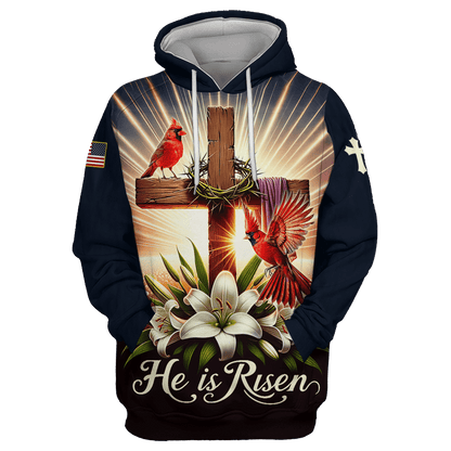 Premium U.S - He is risen - All Over Prints Hawaiian