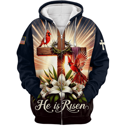 Premium U.S - He is risen - All Over Prints Hawaiian