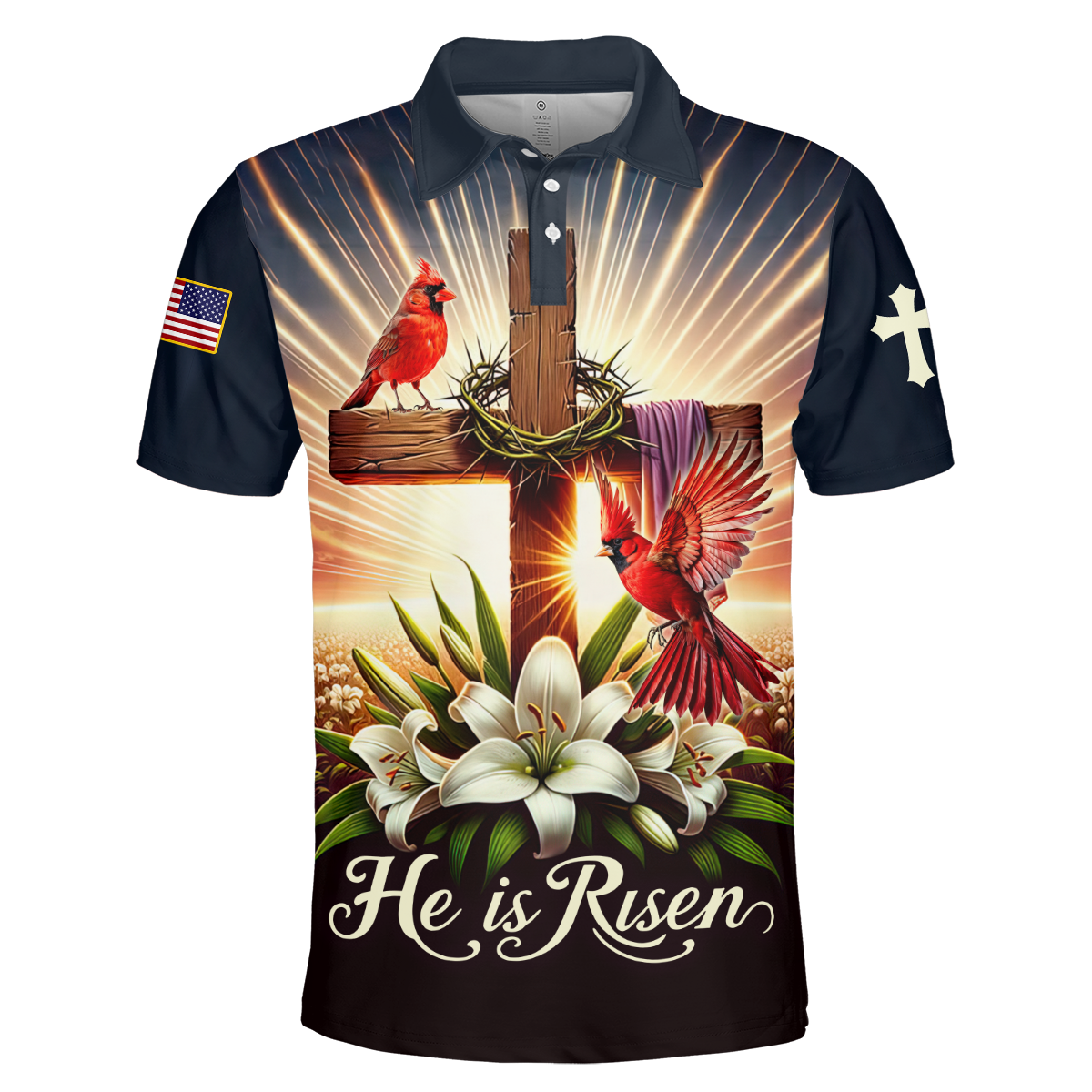 Premium U.S - He is risen - All Over Prints Hawaiian
