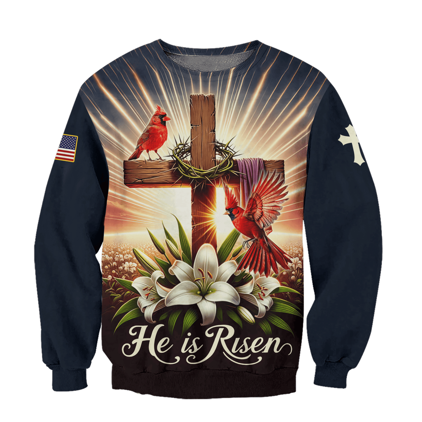 Premium U.S - He is risen - All Over Prints Hawaiian
