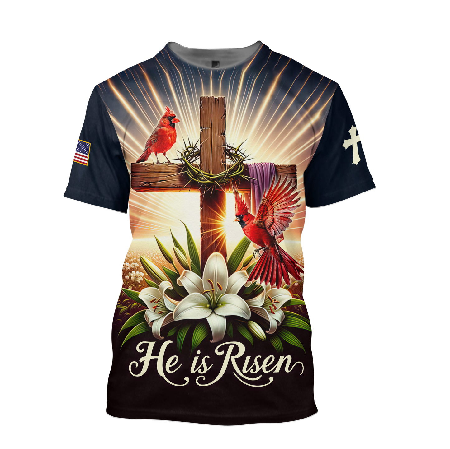 Premium U.S - He is risen - All Over Prints Hawaiian