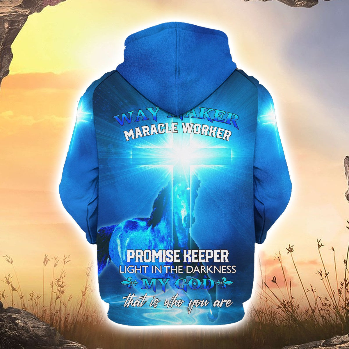 Way Maker Miracle Worker Jesus Christ Zip Hoodie, easychoo.com