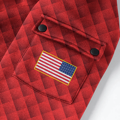 PREMIUM PROUDLY SERVED US VETERANS - HOODIE HALF ZIPPER , Gifts for veterans