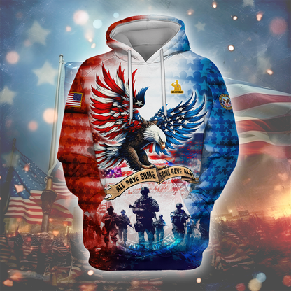 PREMIUM ALL GAVE SOME, SOME GAVE ALL - HAWAII SHIRT , Gifts for veterans