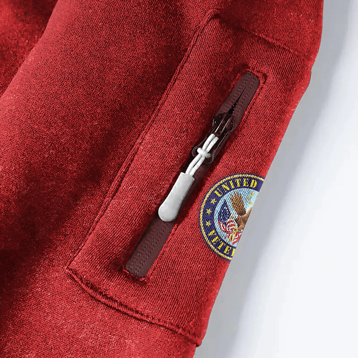 PREMIUM HOME OF THE FREE - HOODIE HALF ZIPPER , Gifts for veterans