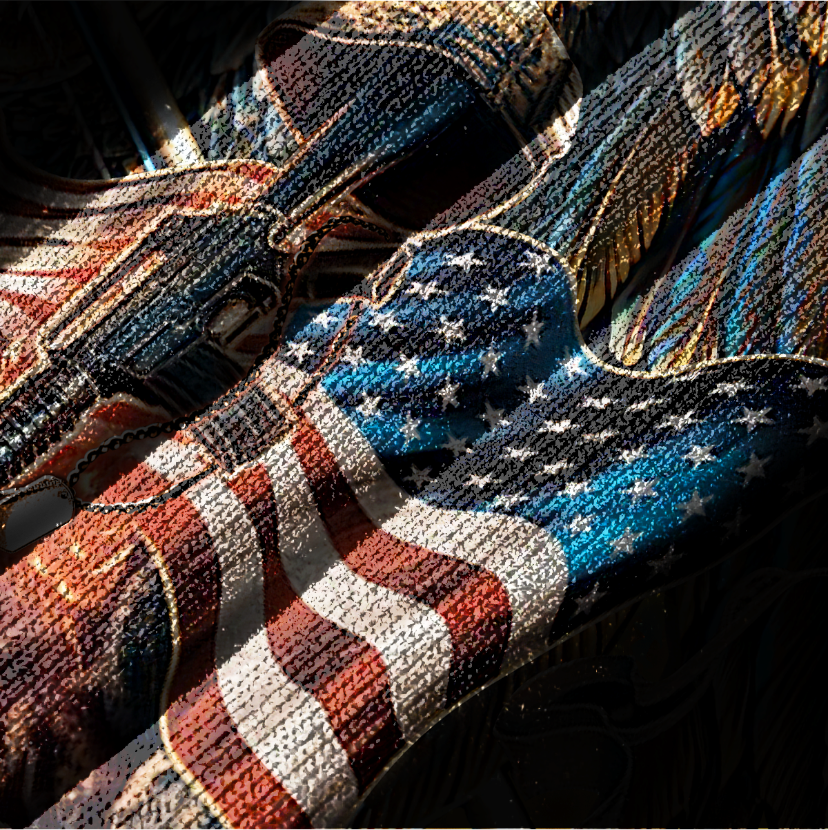 PREMIUM HOME OF THE FREE - HOODIE HALF ZIPPER , Gifts for veterans