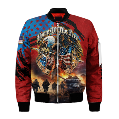 PREMIUM HOME OF THE FREE - HAWAII SHIRT , Gifts for veterans