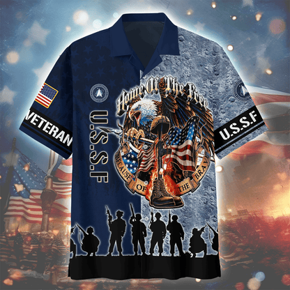 Premium American Pride U.S with Camo Veterans Hawaiian Shirt , Gifts for veterans