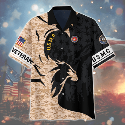 Premium Armed Force Veterans Hawaiian Shirt , Gifts for veterans