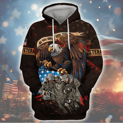 U.SApparel - All Gave Some, Some Gave All Veterans U.S - HAWAIIAN SHIRT , Gifts for veterans