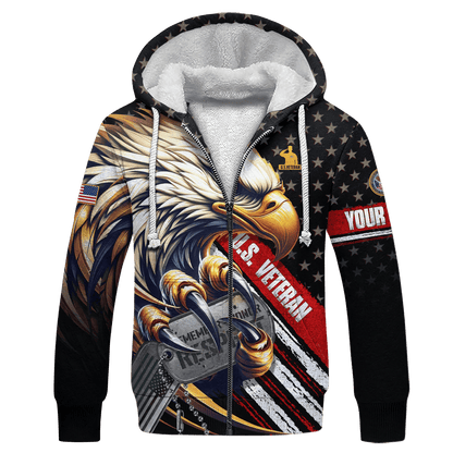 Personalized Name, Remember - Honor - Respect,US Veteran Shirts , Gifts for veterans