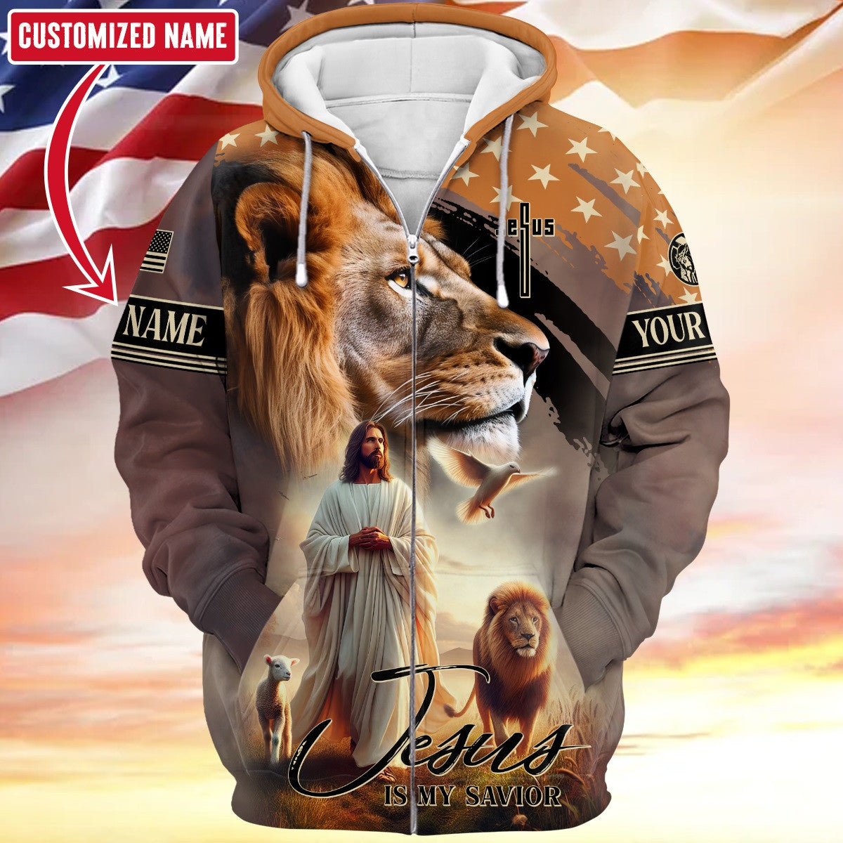 Personalized Name - Jesus Is My Savior, easychoo.com