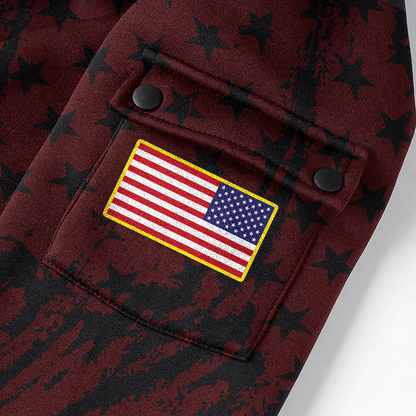 Premium U.S - All Gave Some, Some Gave All - Hoodie Half Zipper , Gifts for veterans