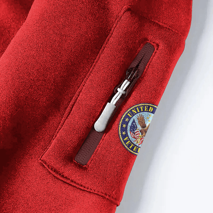Premium U.S - Honor The Fallen - Hoodie Half Zipper , Gifts for veterans