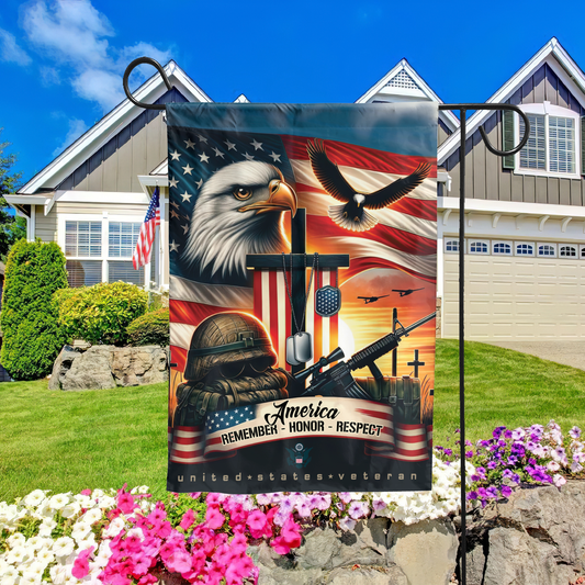 PREMIUM PROUDLY SERVED US VETERANS - FLAG , Gifts for veterans