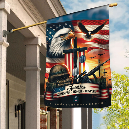 PREMIUM PROUDLY SERVED US VETERANS - FLAG , Gifts for veterans