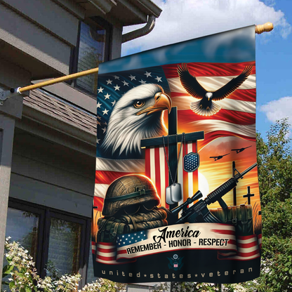 PREMIUM PROUDLY SERVED US VETERANS - FLAG , Gifts for veterans