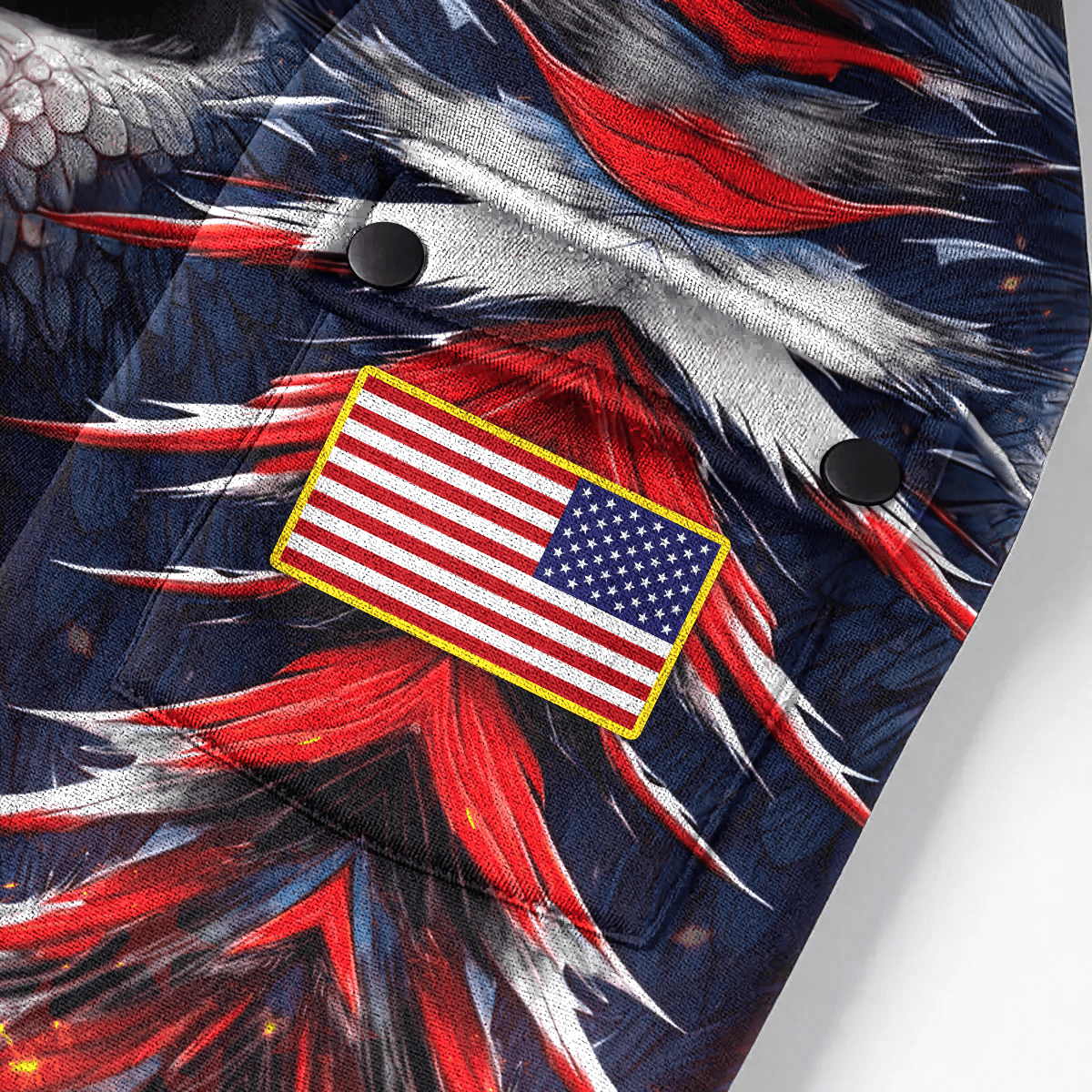 Premium U.S - Raising the Flag on Iwo Jima - Hoodie Half Zipper , Gifts for veterans