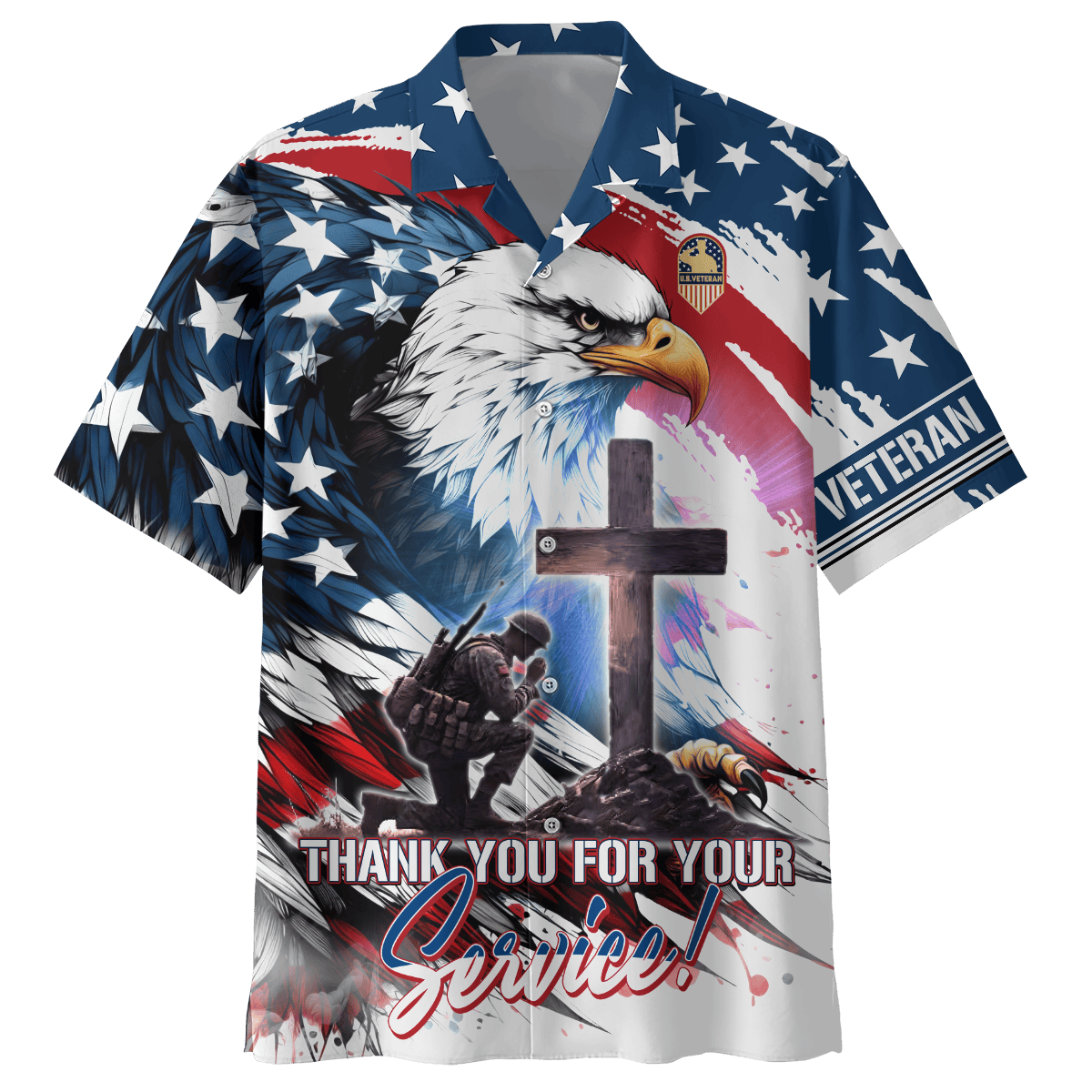 Apparel - Thank You For Your Service! - U.S. VETERAN , Gifts for veterans