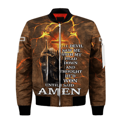 Premium U.S - Knight Templar of Lion Christ - Hoodie All over Prints, easychoo.com