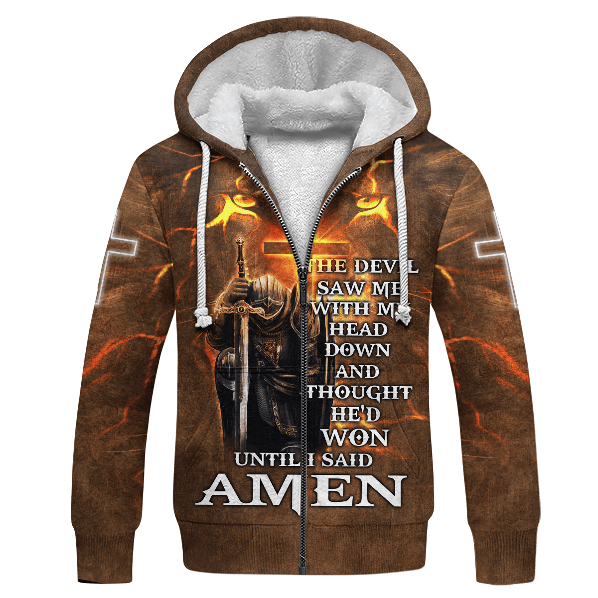 Premium U.S - Knight Templar of Lion Christ - Hoodie All over Prints, easychoo.com