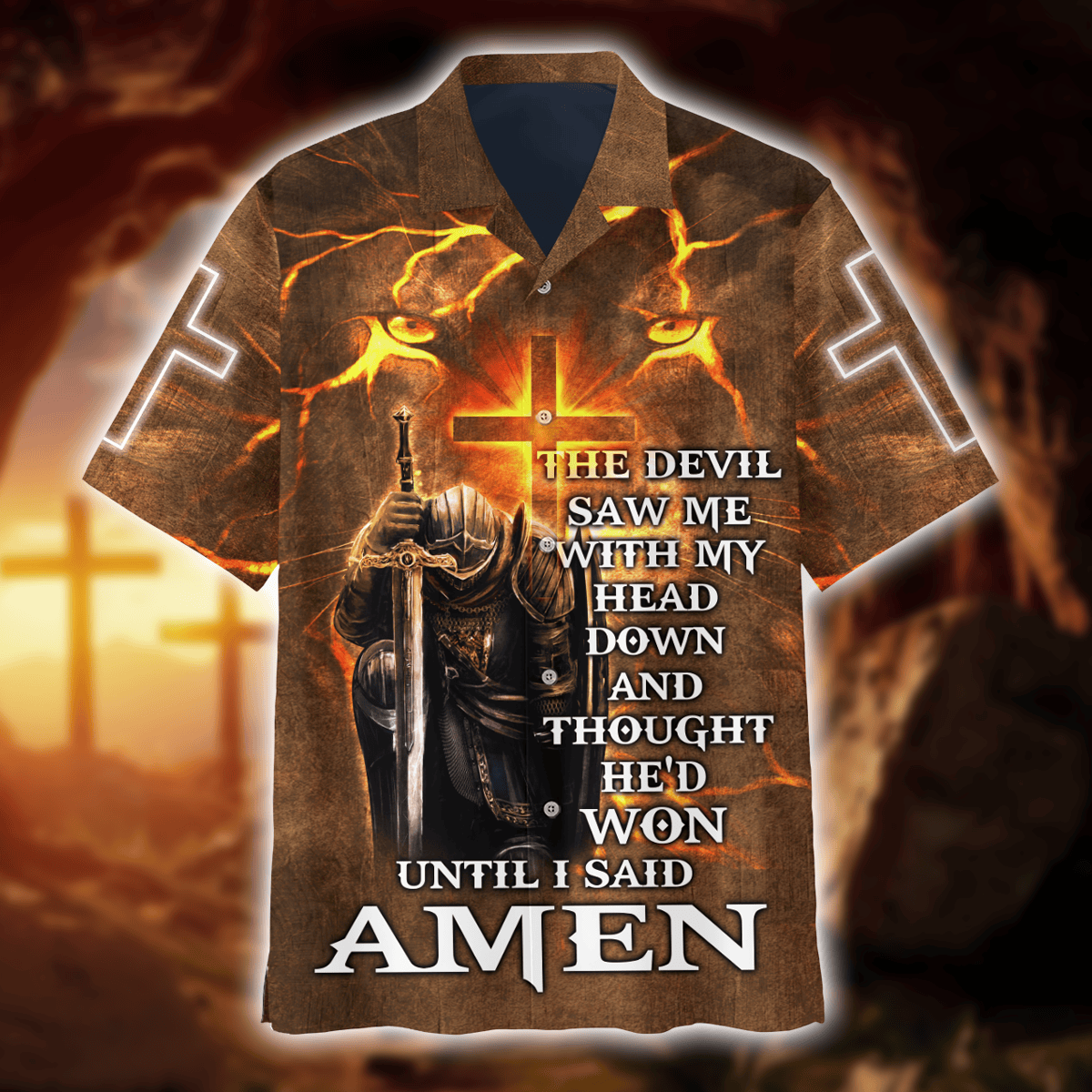 Premium U.S - Knight Templar of Lion Christ - Hoodie All over Prints, easychoo.com