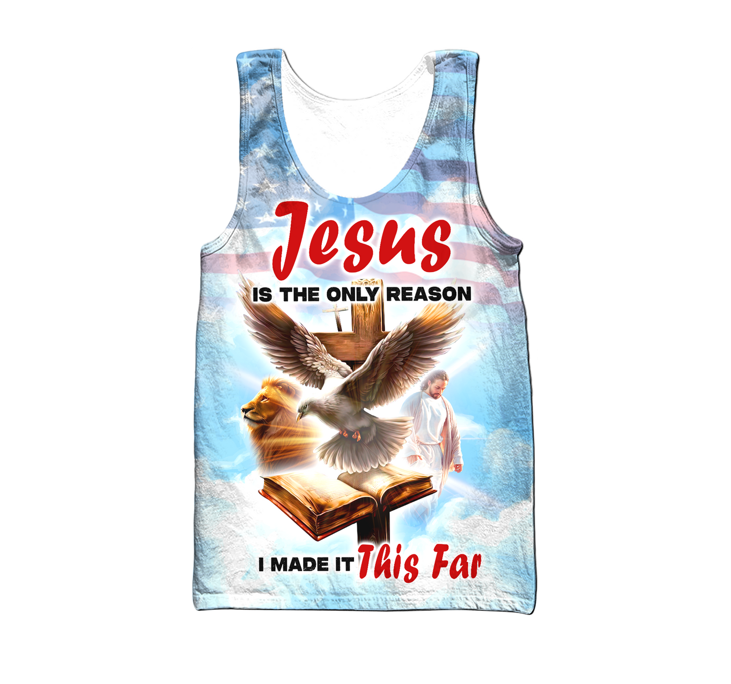 Premium U.S - Jesus is the only reason - Hoodie All over Prints