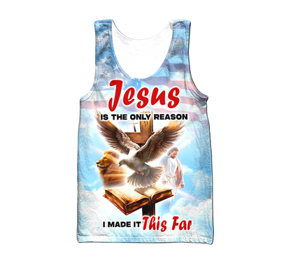 Premium U.S - Jesus is the only reason - Hoodie All over Prints