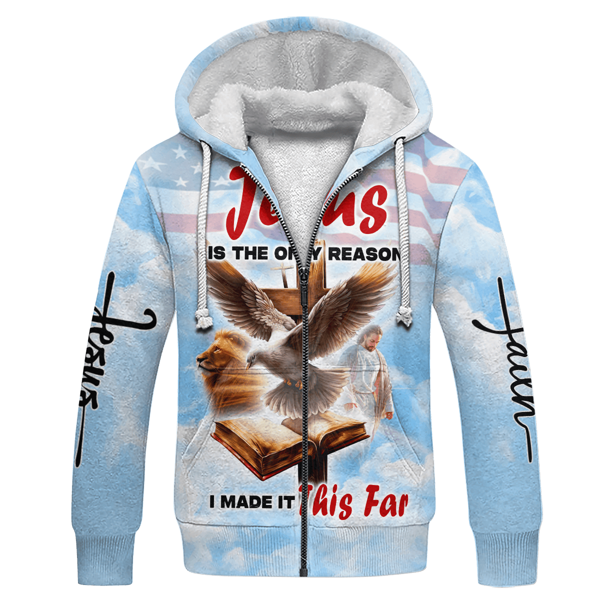 Premium U.S - Jesus is the only reason - Hoodie All over Prints
