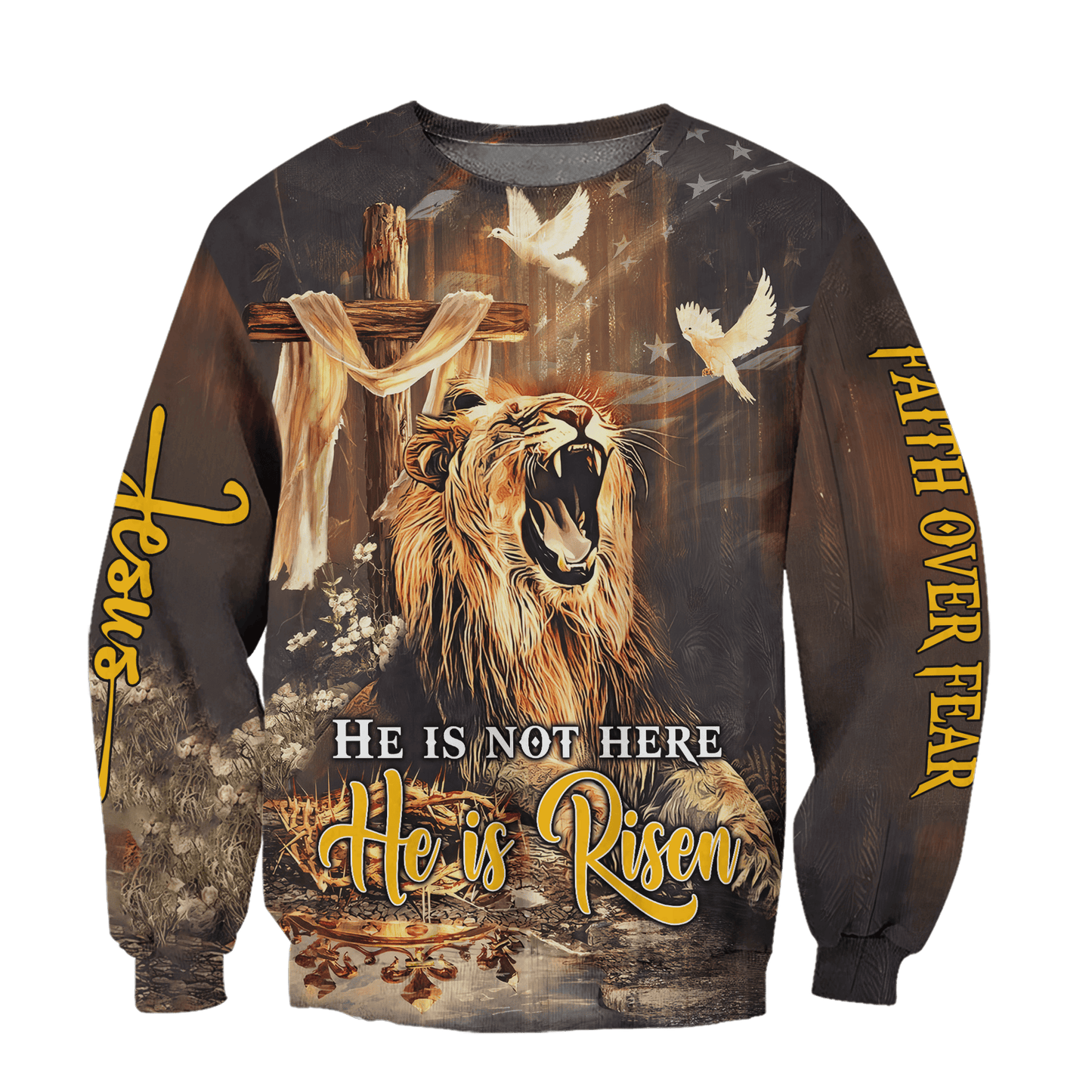 Premium U.S - He is Risen - Hoodie All over Prints, easychoo.com