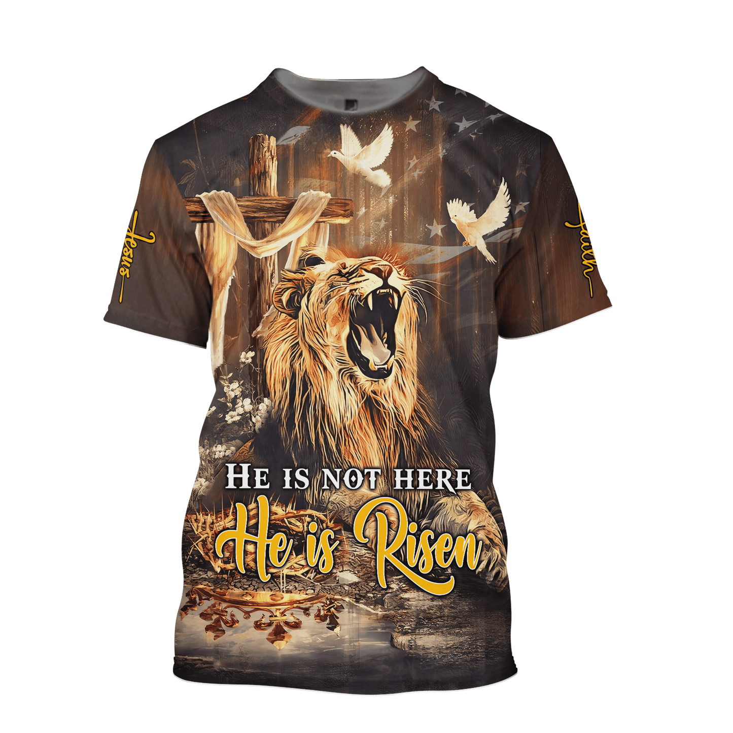 Premium U.S - He is Risen - Hoodie All over Prints, easychoo.com