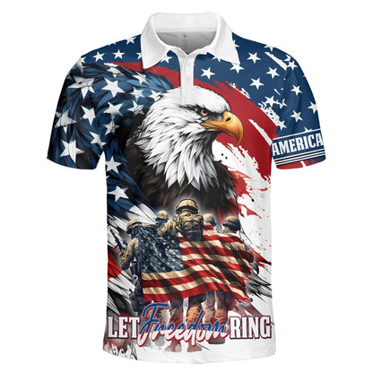 Let Freedom Ring, Independence Day, Veterans Day, T-Shirt , Gifts for veterans, easychoo.com