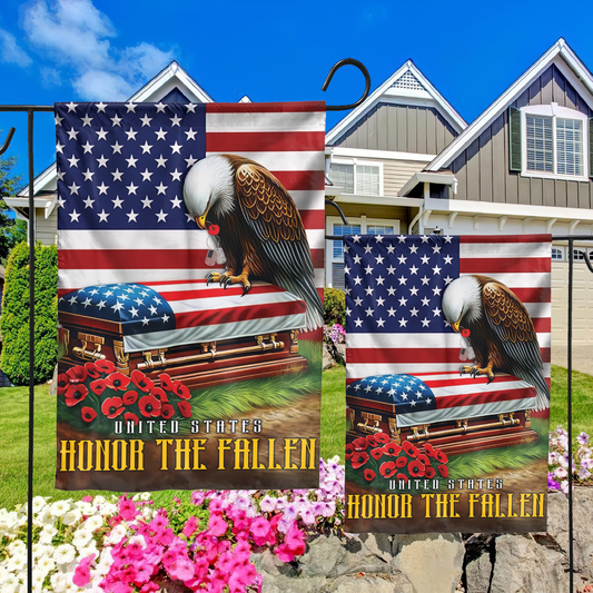 HONOR THE FALLEN VETERAN AMERICAN FLAG , Gifts for veterans