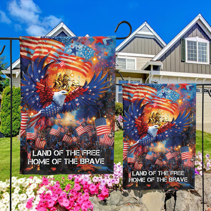 PATRIOTIC EAGLE VETERAN AMERICAN FLAG , Gifts for veterans
