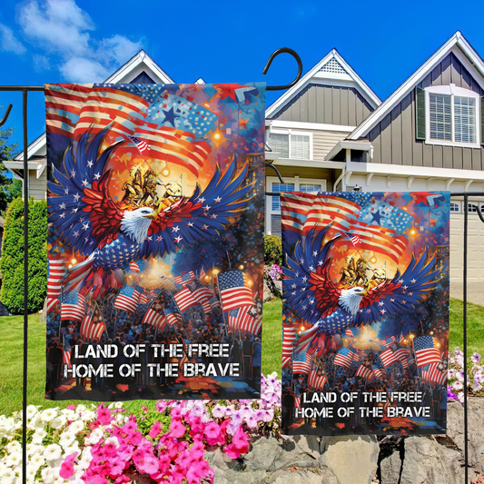 PATRIOTIC EAGLE VETERAN AMERICAN FLAG , Gifts for veterans