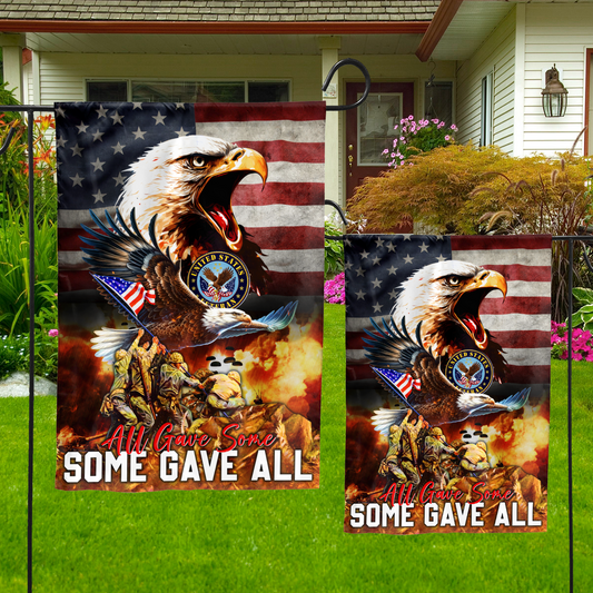 ALL GAVE SOME - SOME GAVE ALL - AMERICAN FLAG , Gifts for veterans