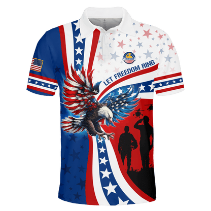 Apparel - Let Freedom Ring - Veterans Day, T-Shirt , Gifts for veterans, easychoo.com