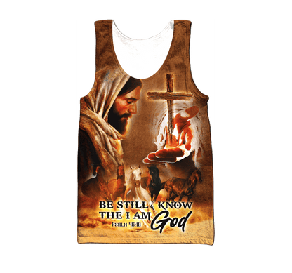 Premium U.S - Be Still And Know That I Am God - All Over Prints Hawaiian Shirt