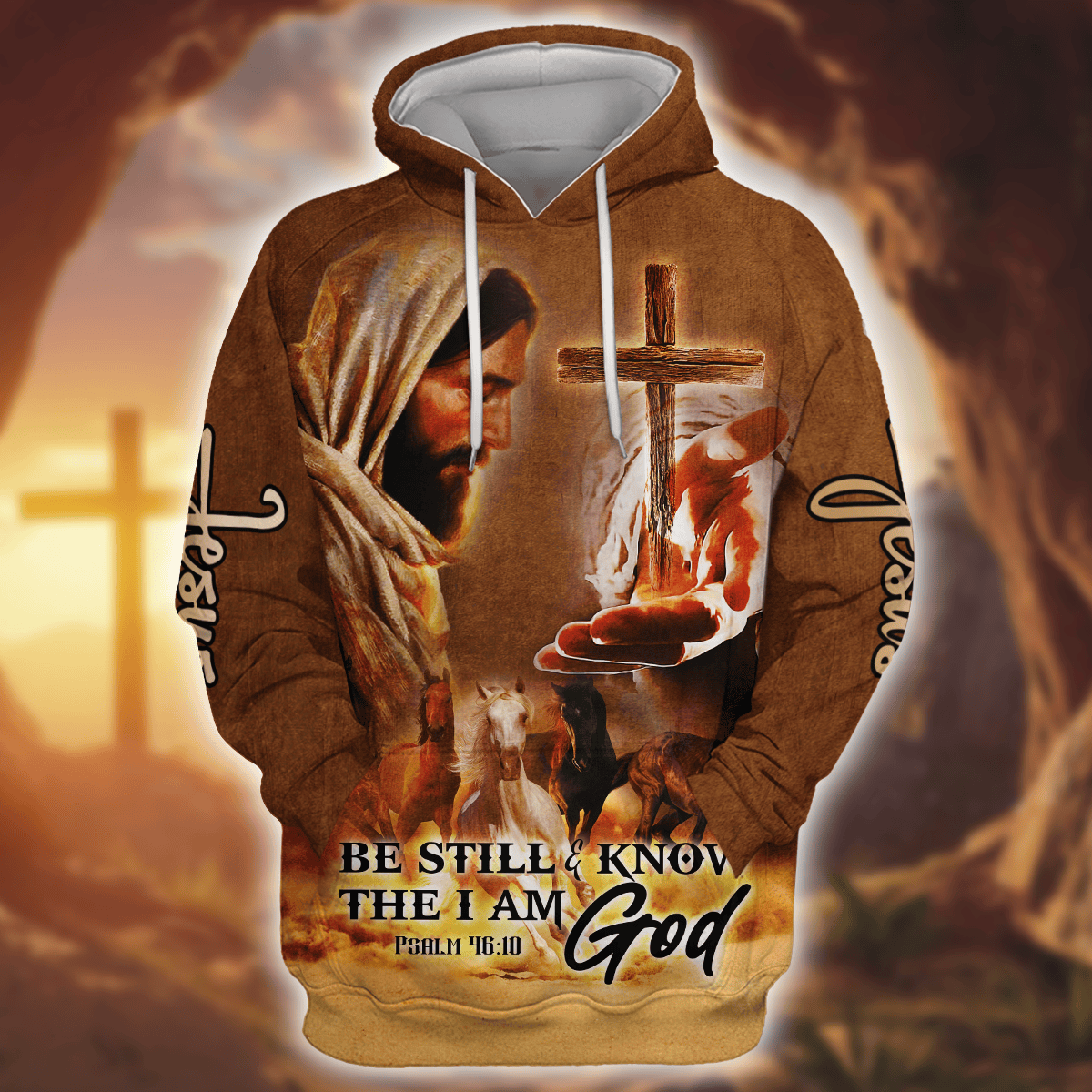 Premium U.S - Be Still And Know That I Am God - All Over Prints Hawaiian Shirt