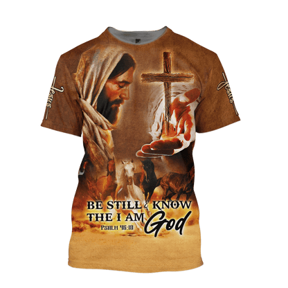 Premium U.S - Be Still And Know That I Am God - All Over Prints Hawaiian Shirt