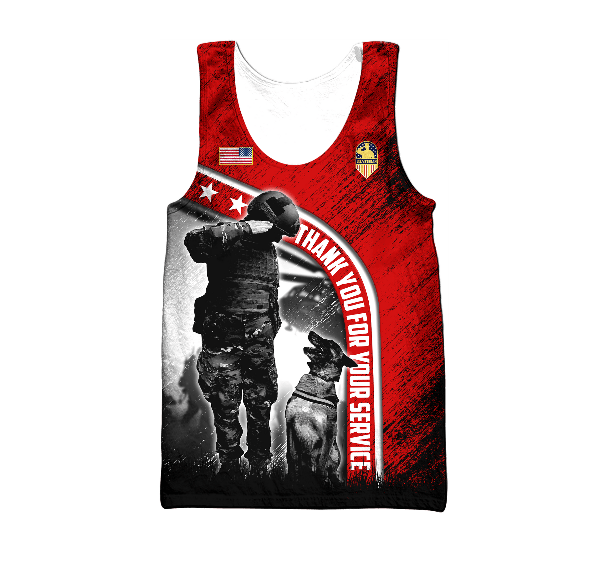 Personalized Dog Name - Thank You For Your Service - Zip Hoodie , Gifts for veterans, easychoo.com