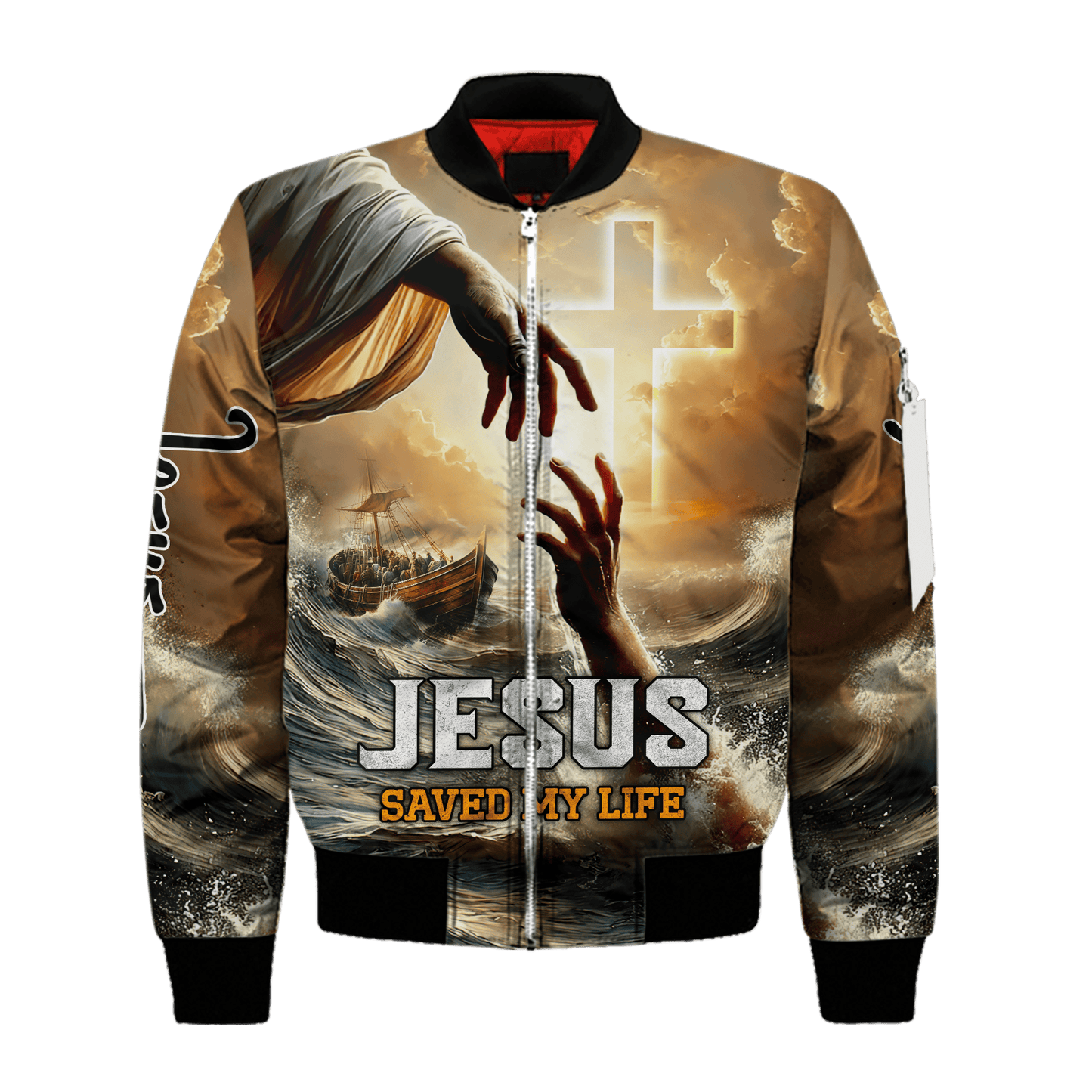 Apparel- Jesus saved my life - All Over Prints Hawaiian Shirt