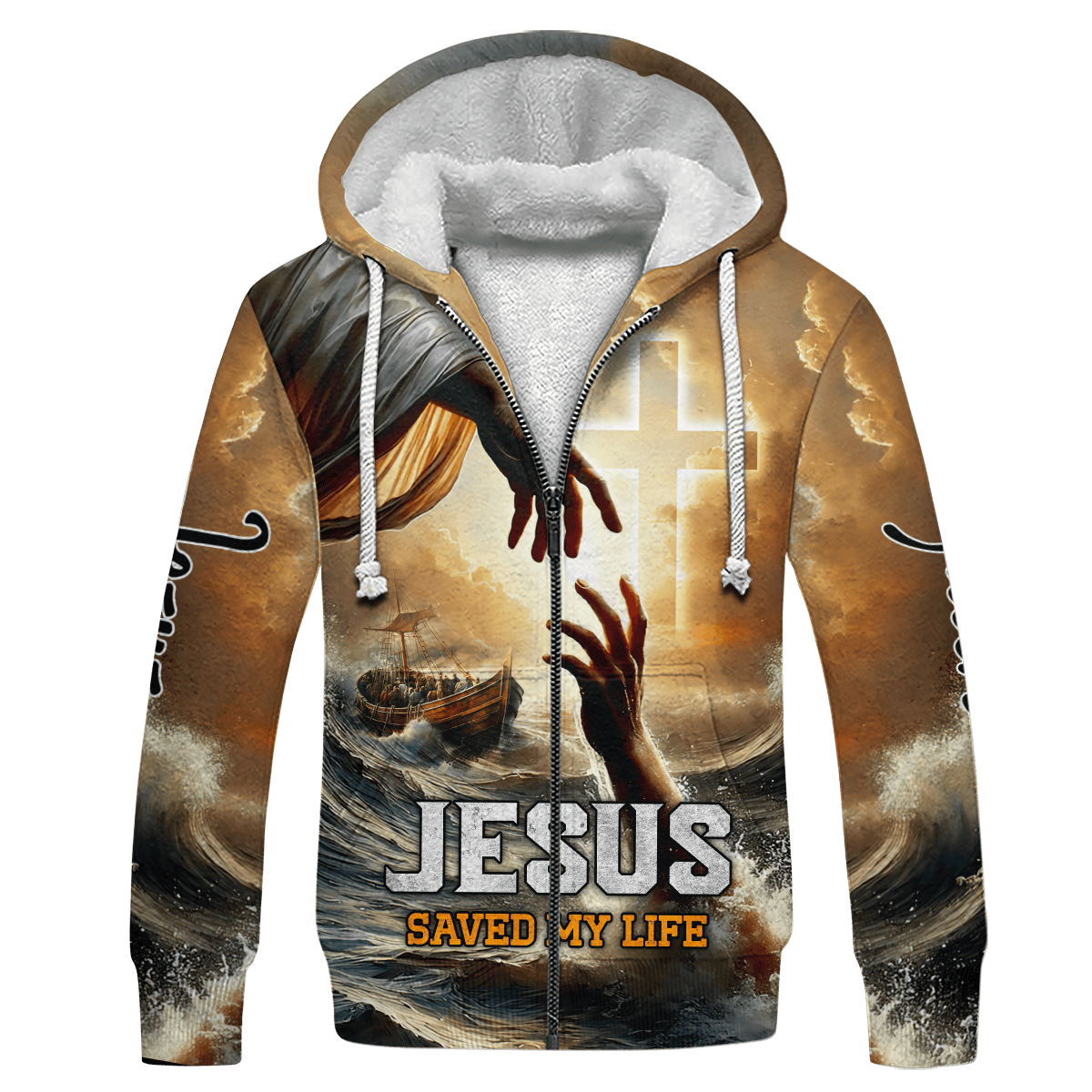 Apparel- Jesus saved my life - All Over Prints Hawaiian Shirt