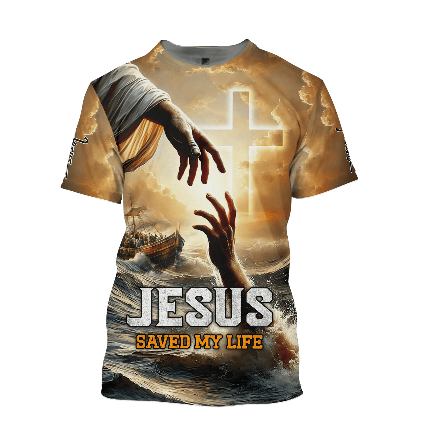 Apparel- Jesus saved my life - All Over Prints Hawaiian Shirt