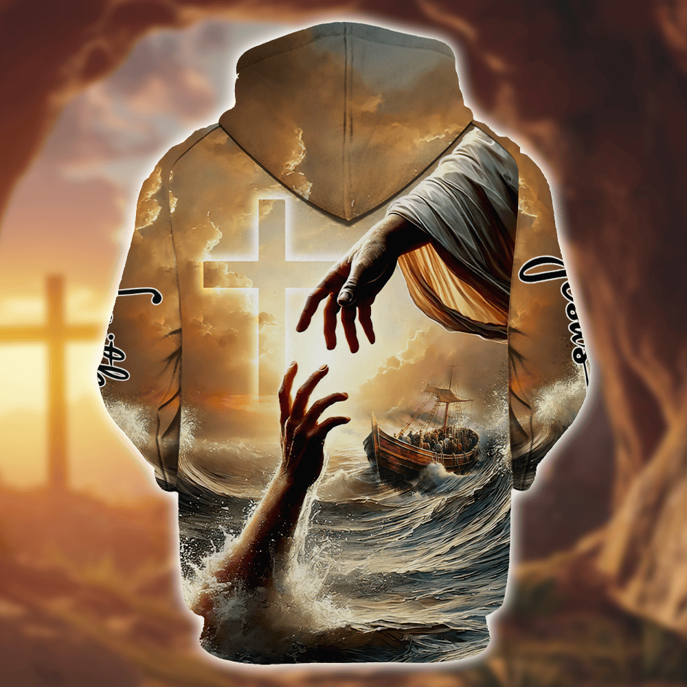 Apparel - Jesus saved my life - Zip Hoodie, easychoo.com