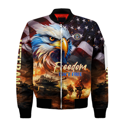 Apparel - Freedom Isn't Free - Veterans Day - Hawaiian Shirt , Gifts for veterans